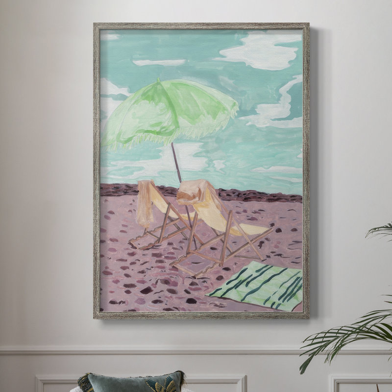 «Pastel Sky I», reproduction encadrée - bois massif, H 21 po x l 17 po