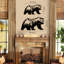 Décoration murale ours en métal-471963607