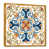 Toile avec cadre flottant or