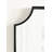 Travis Wooden Scalloped Wall Mirror for Use as Bathroom Vanity Mirror-809345621