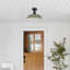 Plafonnier semi-encastré 1 lumière 14 po-1031106464
