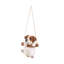 Statue de chiot Jack Russell terrier suspendu