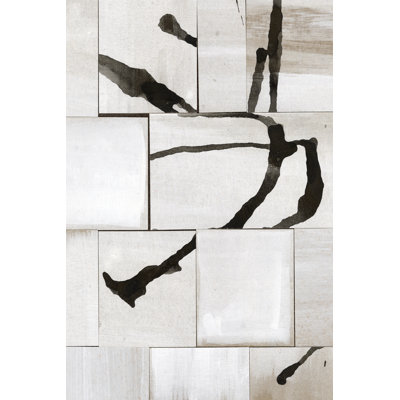 Neutral Subtext II - Wrapped Canvas Painting