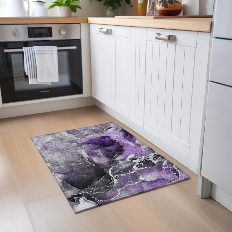Kyrie Abstract Indoor / Outdoor Rug, Rectangle 1'8" x 2'6"
