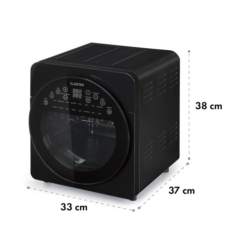 Klarstein 14L Air Fryer Oven, Black