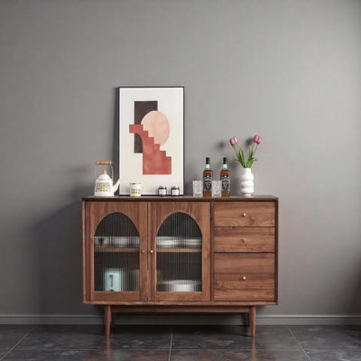 Buffet décoratif en verre