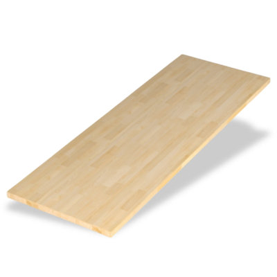 Comptoir de cuisine en bois de bouleau naturel, lisse et facile à nettoyer, compatible avec la peinture de bricolage