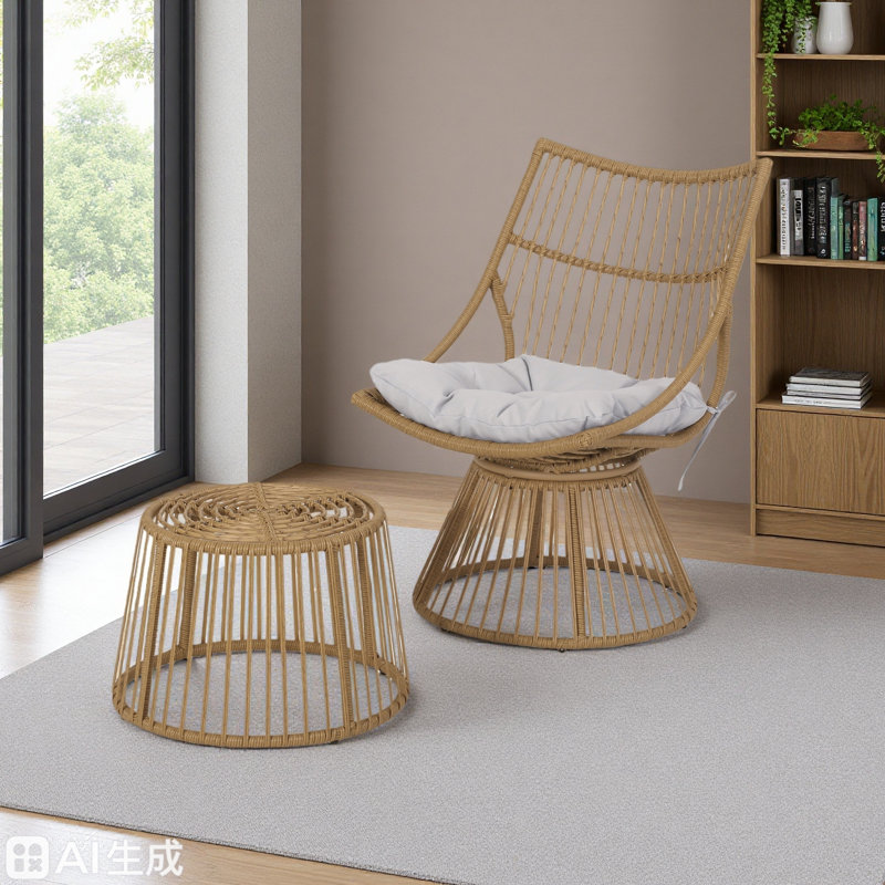CHAIR & SIDE TABLE