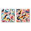 Ensemble de 2 pastels pastel Mid-Century-101862495-101862496