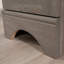 Bureau d'ordinateur avec tiroirs et clavier coulissant