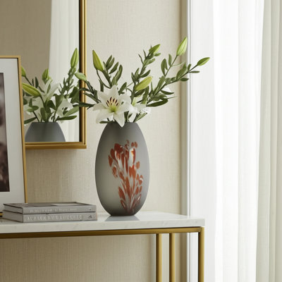 Vase en verre fabriqué à la main - Élégant décor contemporain en verre