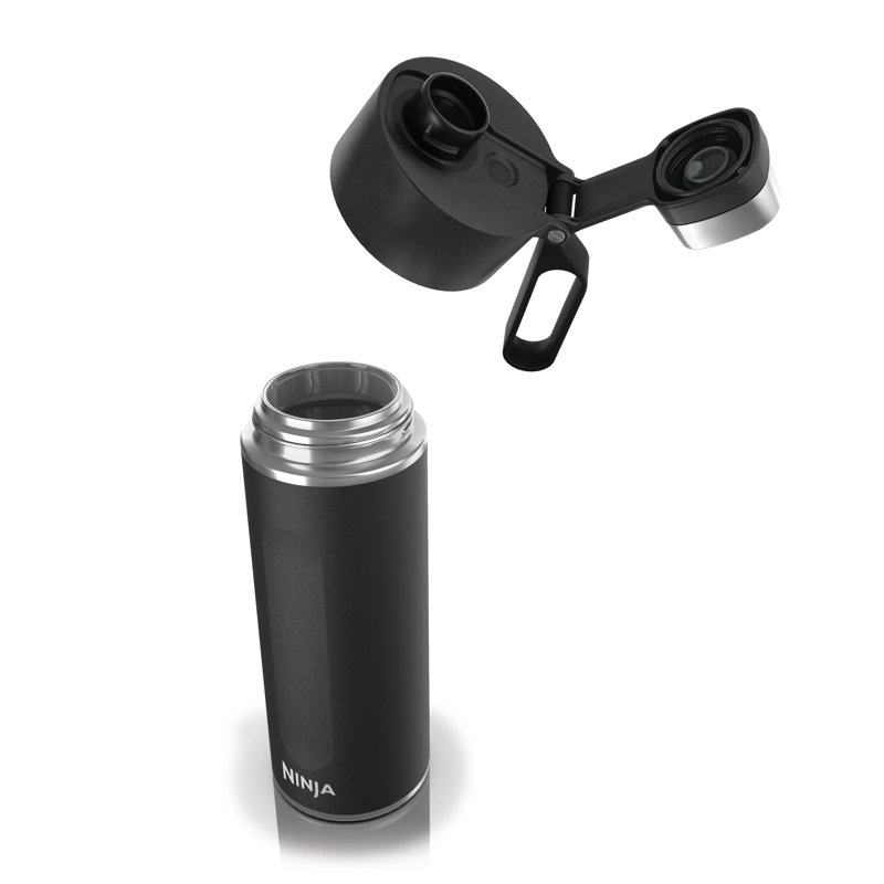 Ninja Thirsti 530 Ml Travel Bottle, Black