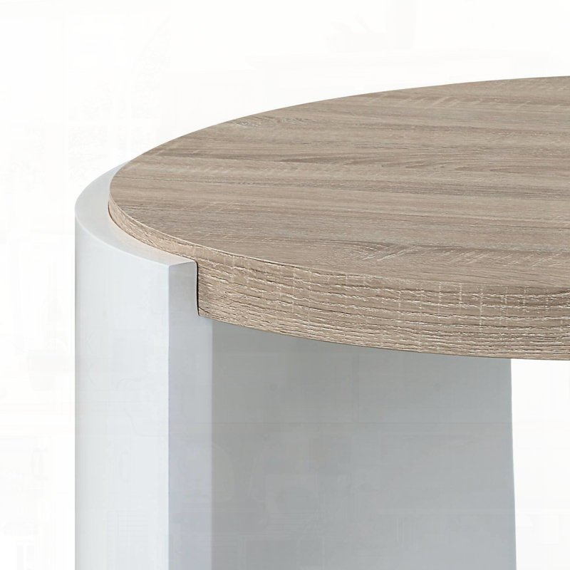 Table basse avec plateau épais et robuste
