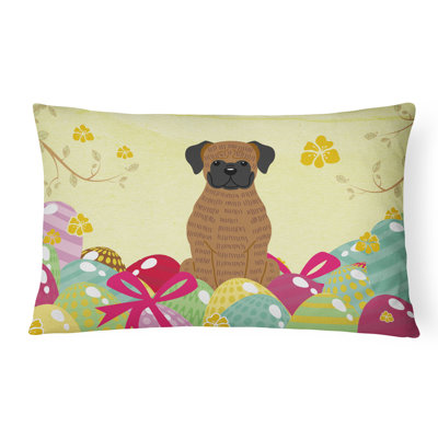 Coussin boxer de pâques œufs