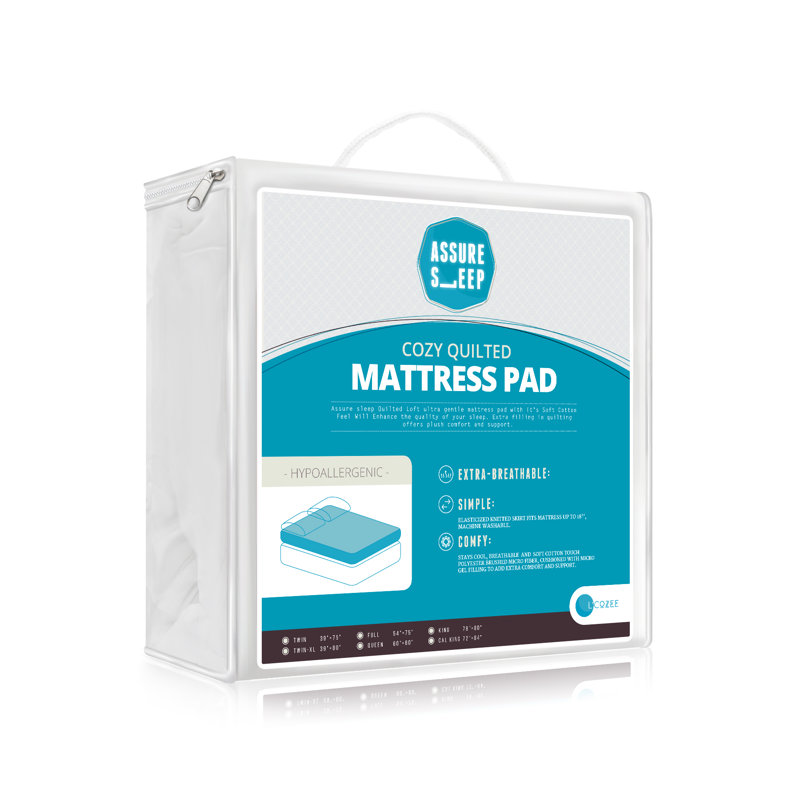 Onecre 1 in. Mattress Pad, California King