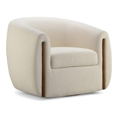 Fauteuil demi-tonneau pivotant l 36,6 po Botzow