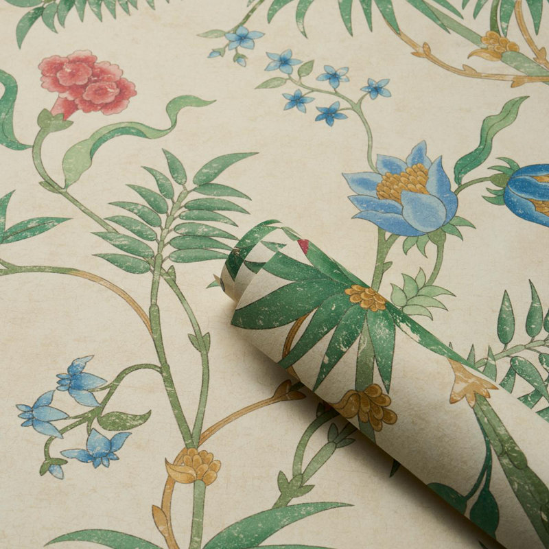 Papier peint botanique Arasi, Parchemin