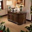 Buffet demi-rond en bois massif de style américain