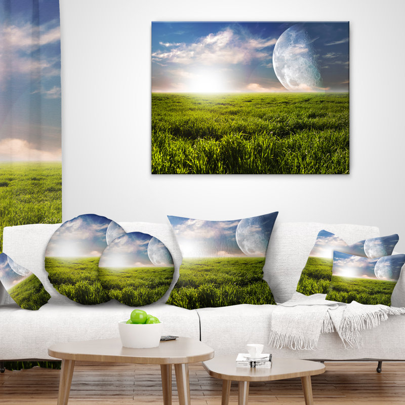 Coussin Field, 18 po x 18 po, Coussin décoratif
