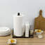 Metal and Solid Wood Paper Towel Holder