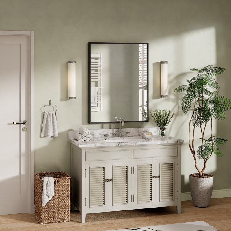 Miroir de salle de bain mural, 36 po x 28 po