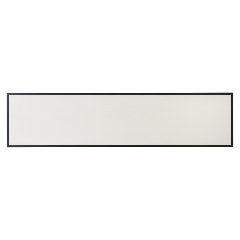 Eggshell and Onyx Two-Tone Sideboard with Nickel Hardware
