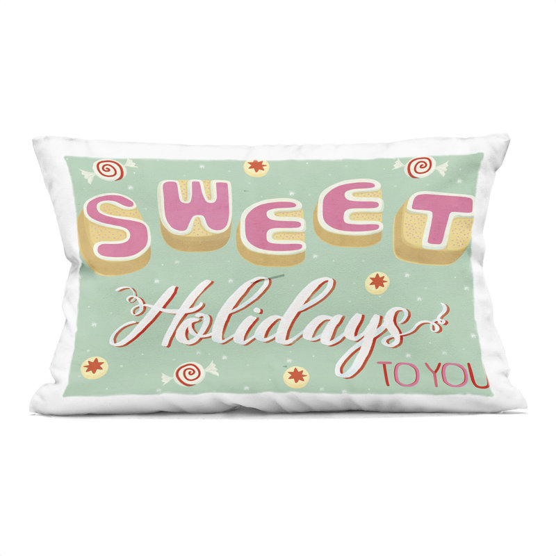 Coussin Sweet Sweeties To You, imprimé par Laura Watson