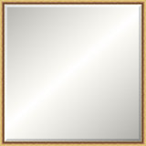 Distressed Gold Old World Mirror