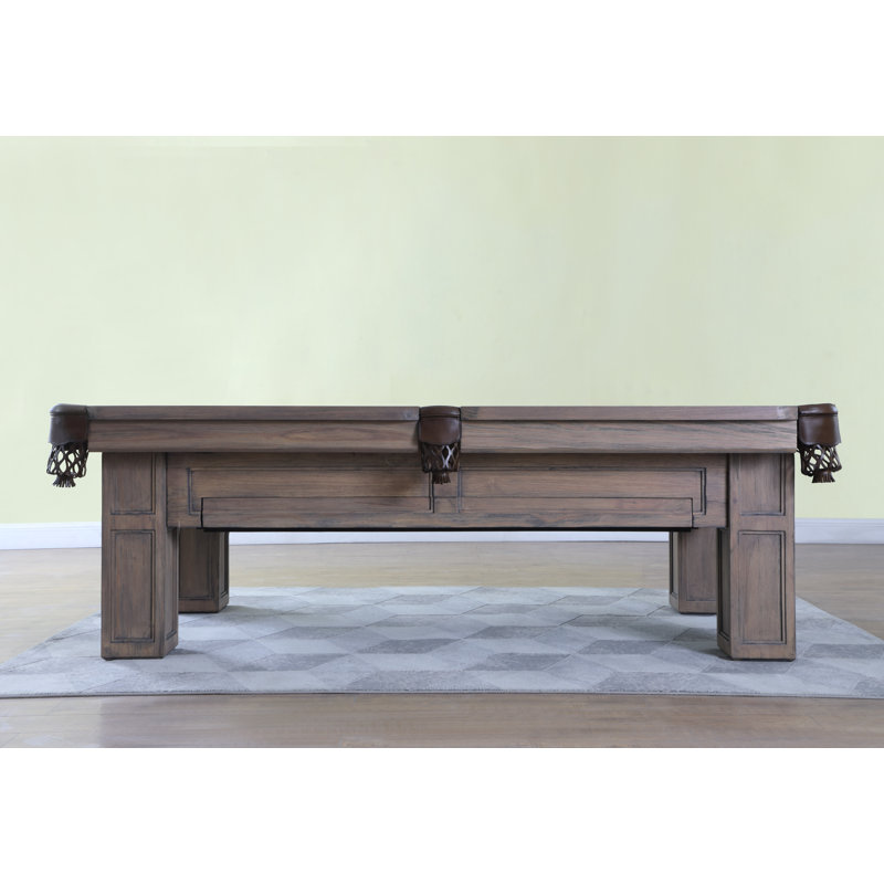 Cooper Creek 8' Slate Pool Table with Professional Installation Included, Titanium