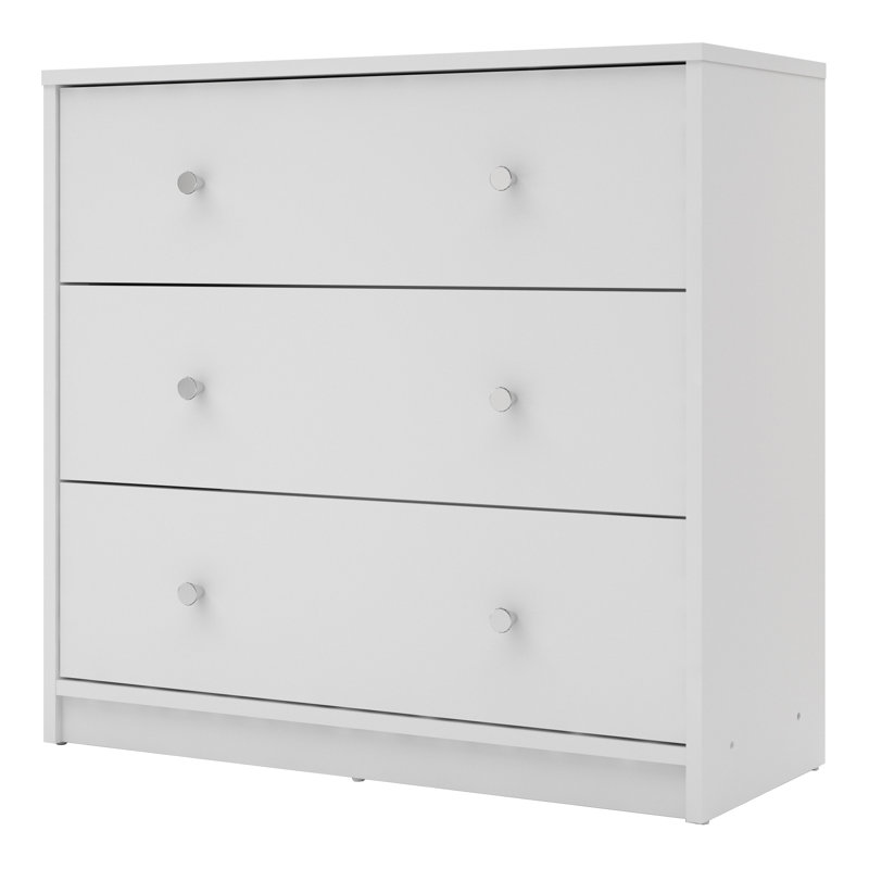 Gott 72.4 cm W Chest of 3 Drawers, White