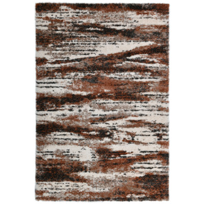 Hardouin Modern Abstract Shag Area Rug