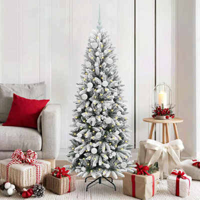 Artificial Christmas Tree with 150 LEDs White