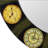 Glass Frame Round Wall Mirror