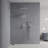 Wall Mount 12" High-Pressure Rainfall Shower Faucet, Dual Rainfall Shower Head System with Thermostatic Valve-103352446