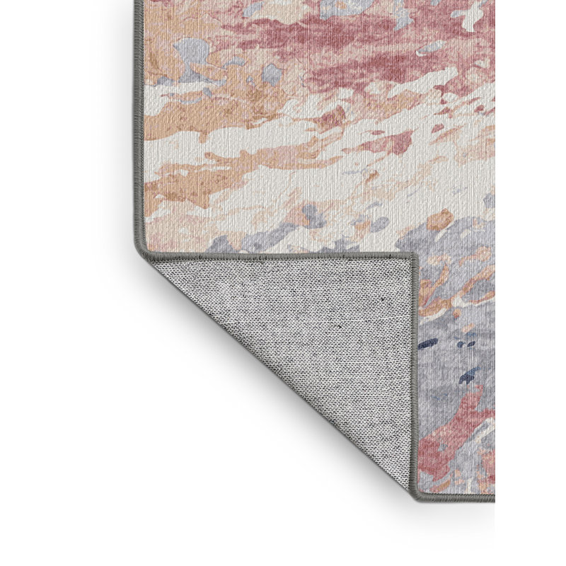 Tapis gris lavable à la machine, Tapis de couloir 2 pi x 5 pi