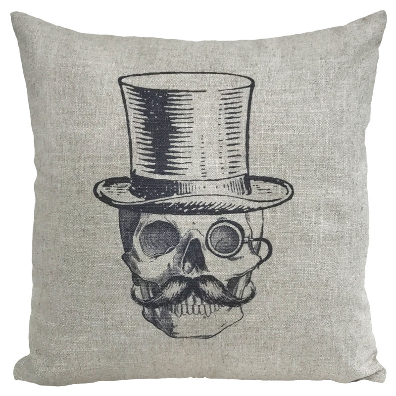 Linen Reversible Throw Pillow
