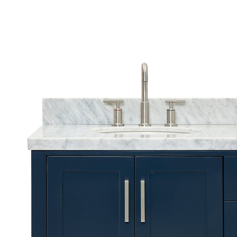 Magnolia Bath Vanity Oval Basin S073DCWOV, Midnight Blue