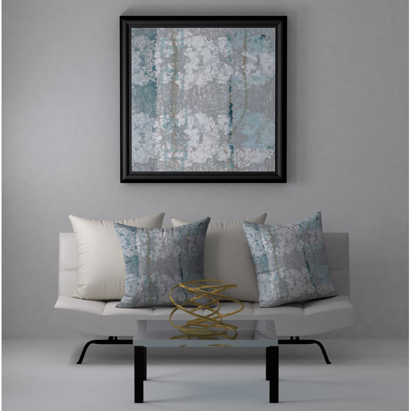 Housse de coussin décorative carrée de petite passion, 24 po x 24 po