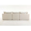 Canapé modulaire surdimensionné surdimensionné avec assise large et profonde, véritable design de relaxation, comprenant un repose-pieds, idéal pour le confort d'un salon spacieux et une configuration flexible.-314961217
