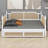 Rattan Daybed Featuring Traditional Style and 2 Storage Drawers, Ideal for Small Spaces and Guest Rooms-1719803142