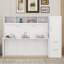 Lit escamotable double avec tiroirs et garde-robe-1103074579
