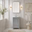 Meuble-lavabo simple autoportant de 18 po avec plateau en céramique entièrement assemblé-1571071989