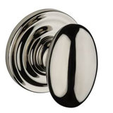 Double Dummy Door Knob with Traditional Round Rose
