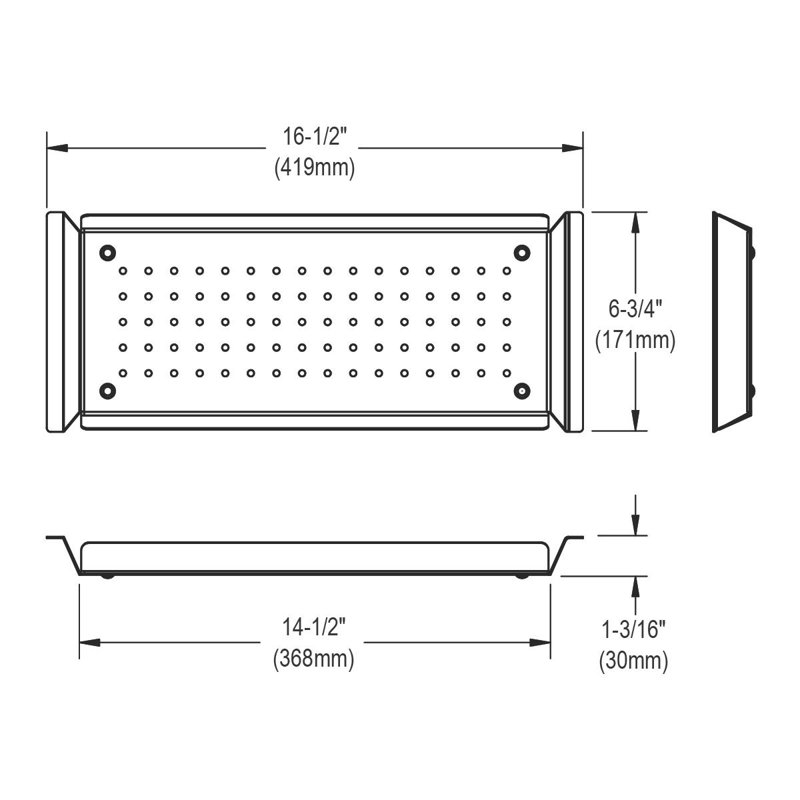 Stainless Steel Drain Tray