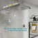 Rainfall and Waterfall Shower System  with Huge Face Rain Shower Head, Rough-in Valve