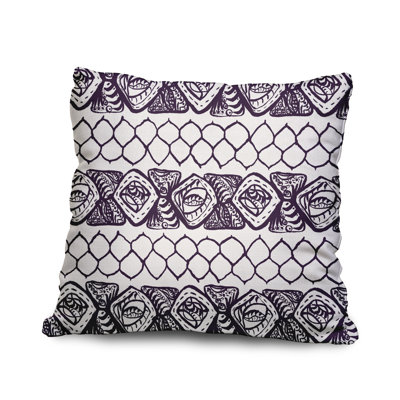 Geometric Reversible Throw Pillow