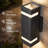 11.8" Black Outdoor Wall Light