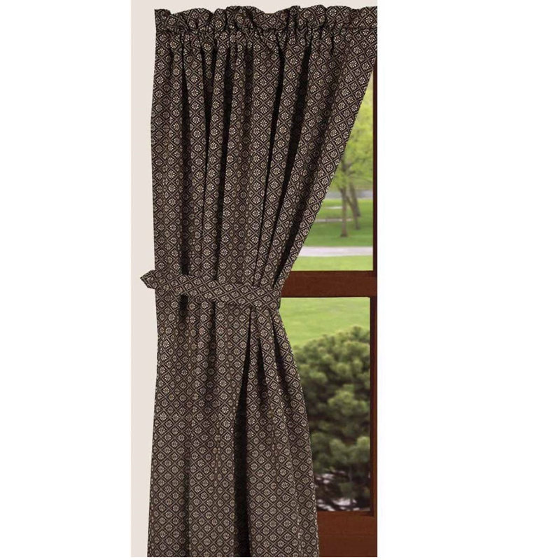 Penning Cotton Room Darkening Curtain Pair