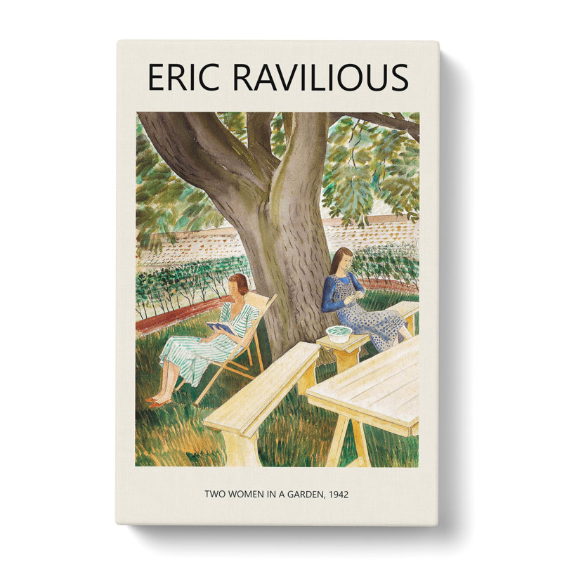 Resting by Eric Ravilious - Wrapped Canvas, 60cm H x 40cm W x 3cm D