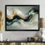 Marbre émeraude fractal, vagues océaniques III - marbre abstrait, art mural-813857834-813857838-813857828